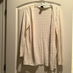 Ann Taylor lightweight cardigan cream off white M